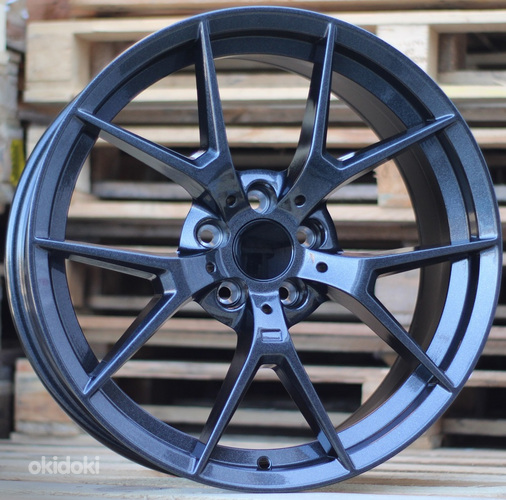 R19x9.5  5X112  ET  37  66.6  HE761  Grey (GR)  For BMW