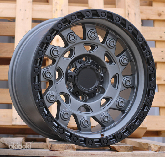 R17x9  6X139.7  ET  0  110.1  H974D  Gun Metal+Matt Lip (GMML)  For 4X4  (Z5)  (FUEL Style)