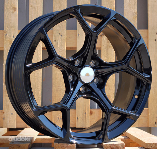 R19x8.5  5X112  ET  30  66.5  HE117  (F117)  Black (BL)  For AUD  (K3)  (Gloss Black)