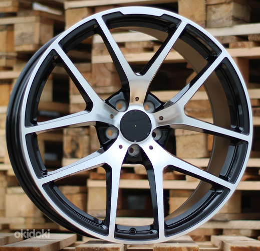R20x9.5  5X112  ET  45  66.6  HE738  Black Polished (MB)  For MER  (K7)