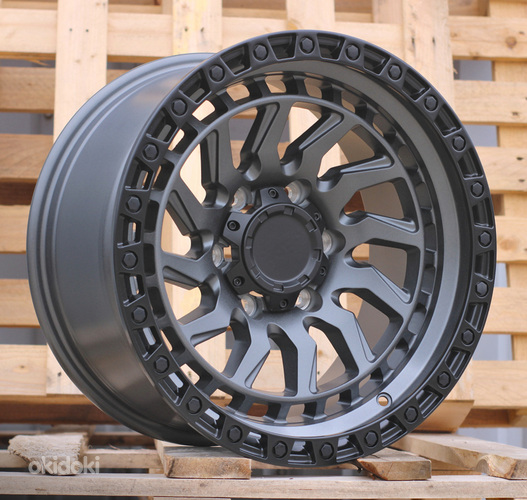 R17x9  6X139.7  ET  0  110.1  H973D  Gun Metal+Matt Lip (GMML)  For 4X4  (Z5)  (FUEL Style)