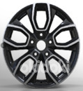 R16x7  5X100  ET  45  57.1  H593  Black Polished (MB)  For RACIN