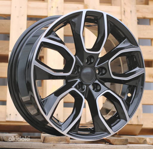 R16x7  5X100  ET  45  57.1  H593  Black Polished (MB)  For SKODA  (Z5)