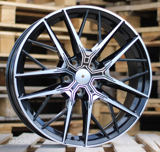R19x8  5X120  ET  45  72.6  H5080  (9392)  Black Polished (MB)  For BMW  (K3)
