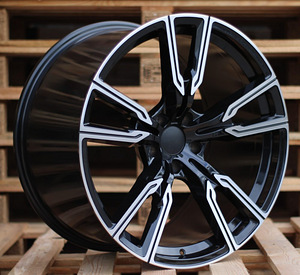 R22x9.5  5X112  ET  37  66.6  H5033  (3S1112)  Black Polished (MB)  For BMW  (P)  (HYBRID FORGED  Front+Rear) (1 foto / 1)