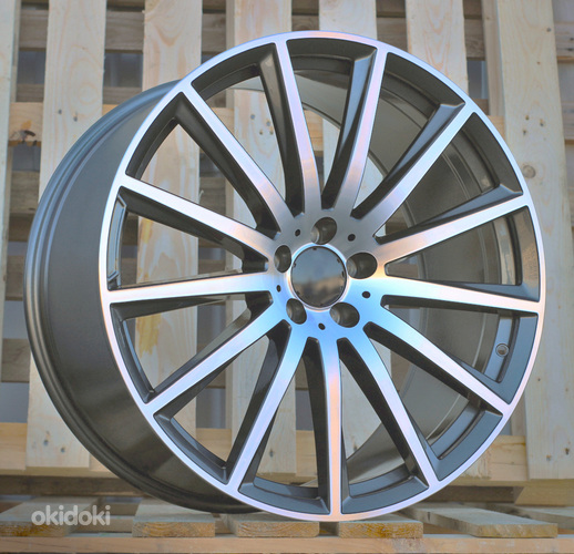 R21x11  5X112  ET  42  66.6  H3524F  Grey Polished (MG)  For MER  (Z5)  (HYBRID FORGED Rear+Front)