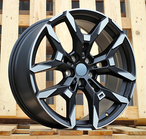 R19x8  5X112  ET  27  66.6  H3456F  Black Polished Half Matt (MBHM)  For BMW  (M)  (HYBRID FORGED Front+Rear) (1 foto / 1)