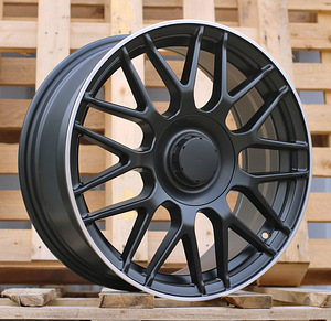 R17x7.5  5X112  ET  35  66.5  H3368F  Black+Polished Lip (BLPL)  For MER  (Z3)  (HYBRID FORGED) (1 foto / 1)