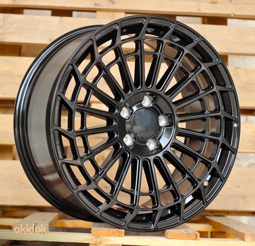 R19x9.5  5X112  ET  43  66.6  H3140F  Black (BL)  For MER  (K7)  (HYBRID FORGED Rear+Front)
