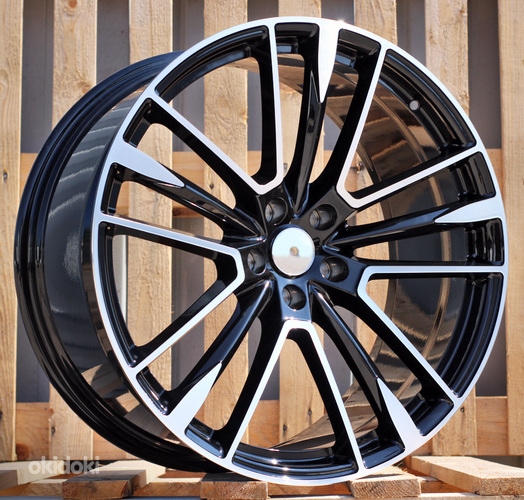 R21x9.5  5X114.3  ET  35  67.1  H1005  (XFRGW1005)  Black Polished (MB)  For MASER  (K3)  (MASERATI (Rear+Front) FORGED)