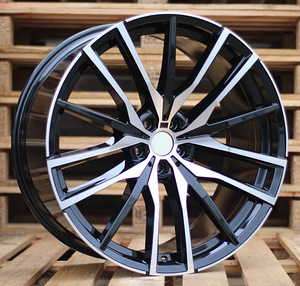 R21x10.5  5X112  ET  43  66.6  H0324  (BY1473)  Black Polished (MB)  For BMW  (P+Z1)  (Rear+Front) (1 foto / 1)