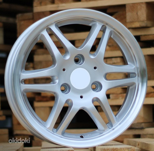 R15x4.5  3X112  ET  20  57.1  FR264  Silver+Polished Lip (SP)  For SMART  (L5)  (Front)