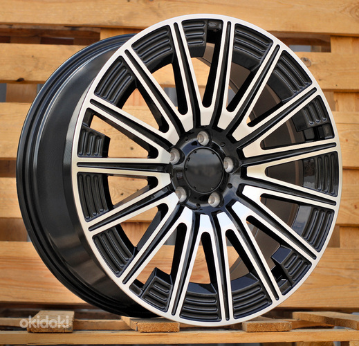 R20x9.5  5X112  ET  51  66.6  FLB005  Black Polished (MB)  For MER  (Z3)  (HYBRID FORGED Front+Rear)
