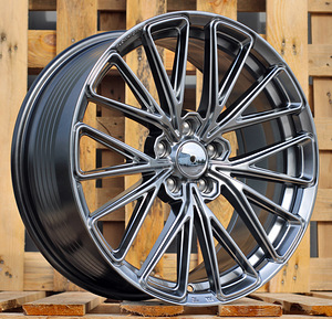 R18x8  5X108  ET  38  73.1  FF137  Silver (SI)  For RACIN  (P1)  (HYBRID FORGED Style HRE (Titanium Silver)) (1 foto / 1)