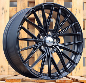 R18x8  5X112  ET  38  66.5  FF137  Black Matt (BM)  For RACIN  (P1)  (HYBRID FORGED Style HRE) (1 foto / 1)