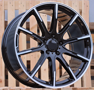 R19x8.5  5X112  ET  36  66.6  FE236  (XFE628)  Black Polished (MB)  For MER  (P2)  (HYBRID FORGED New BRABUS (Front+Rear)) (1 foto / 1)