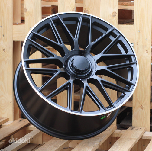 R20x8.5  5X112  ET  62.5  66.6  FE230  Black Half Matt+Polished Lip (BLHMPL)  For MER