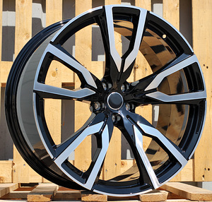 R22x10.5  5X112  ET  43  66.6  FE221  Black Polished (MB)  For BMW  (Z5)  (New X7 (Rear+Front)) (1 foto / 1)