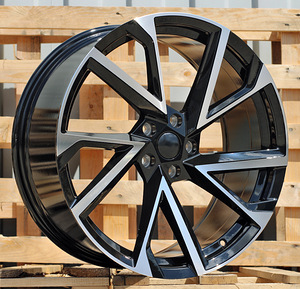 R18x8  5X112  ET  41  57.1  FE181  (YF5698)  Black Polished (MB)  For SKODA  (A)  (HYBRID FORGED) (1 foto / 1)