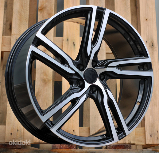 R22x9.5  5X108  ET  40  63.4  FE161  (BY1793)  Black Polished (MB)  For VOLVO  (Z1)