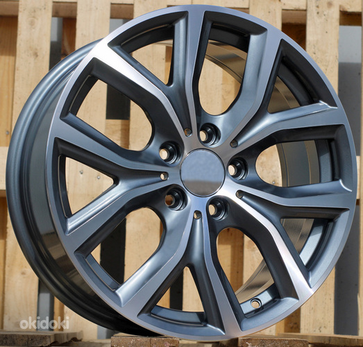 R17x7.5  5X120  ET  43  72.6  FE129  Grey Polished (MG)  For BMW  (R)  ((AKC 70 Eur))