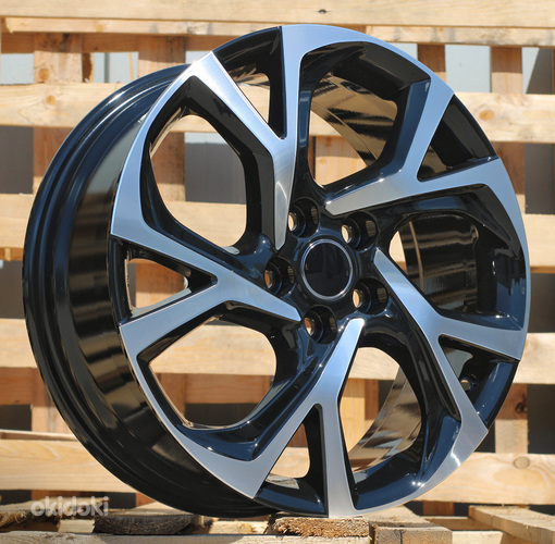 R18x7  5X114.3  ET  50  60.1  FE132  (BK5962)  Black Polished (MB)  For TOYOT  (P+K2)