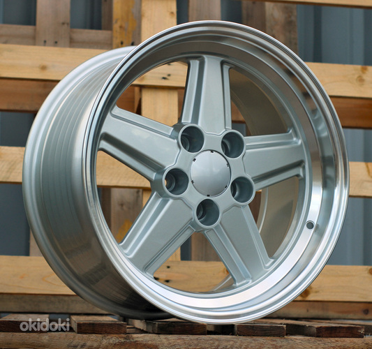 R17x8  5X112  ET  19  66.6  FD5938  Silver+Polished Lip (SP)  For MER  (P)  (Rear+Front)