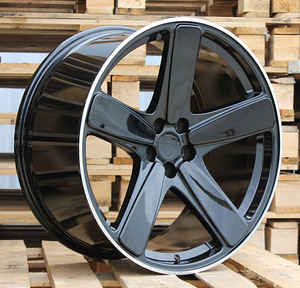 R20x10  5X112  ET  19  66.5  FE023  (BK5513)  Black+Polished Lip (BLPL)  For PORCH  (K4+K2)  (Rear+Front) (1 foto / 1)