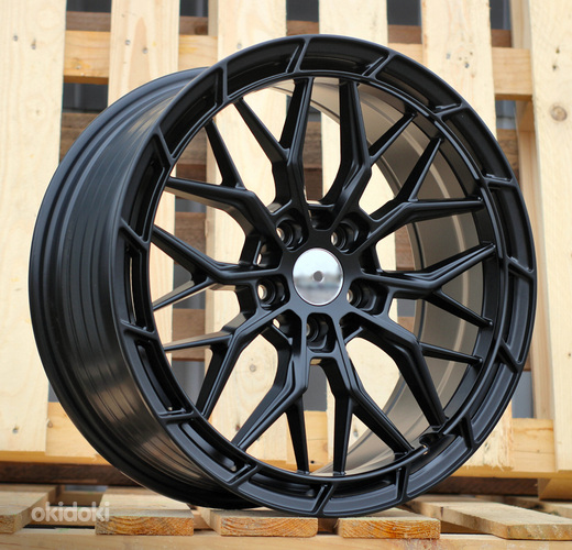 R18x8  5X108  ET  40  67.1  FBX384  Black Half Matt (BLHM)  For RACIN  (Z7)  (HYBRID FORGED)
