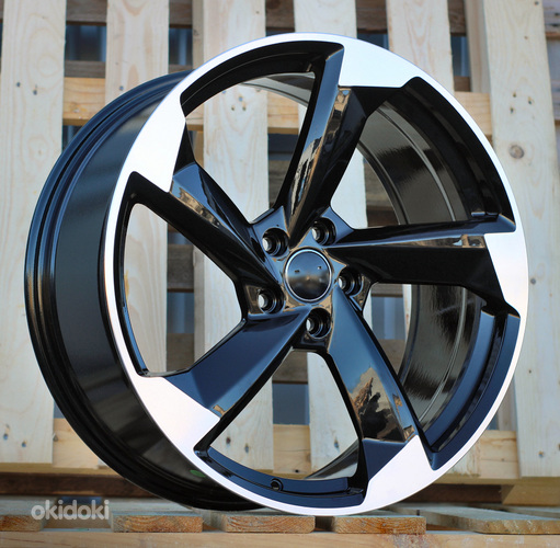 R20x8.5  5X112  ET  40  66.5  FBX390  Black Polished (MB)  For AUD  (K3)  (HYBRID FORGED)