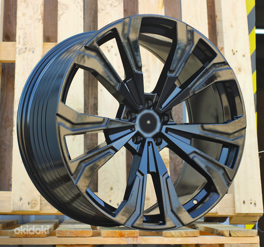 R22x10.5  5X112  ET  43  66.6  FBX307  Black (BL)  For BMW  (M)  (HYBRID FORGED New X7 Rear+Front)