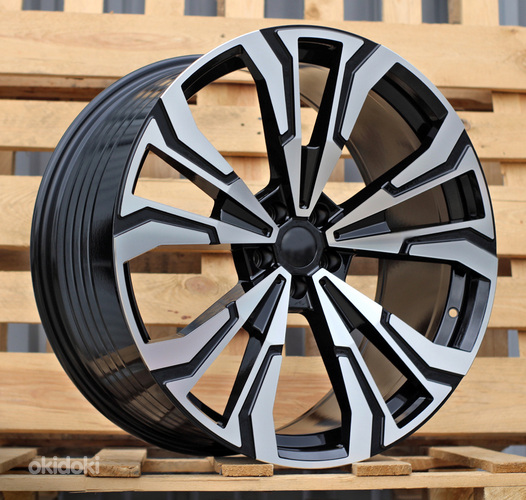 R22x9.5  5X112  ET  32  66.6  FBX307  Black Polished (MB)  For BMW  (Z5)  (HYBRID FORGED New X7 Rear+Front)