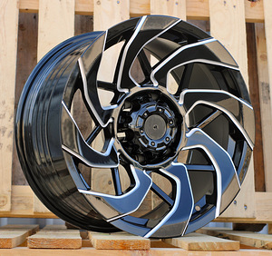 R17x9  6X139.7  ET  0  110.1  FBX350  Black+Milling (BLML)  For 4X4  (M)  (HYBRID FORGED) (1 foto / 1)