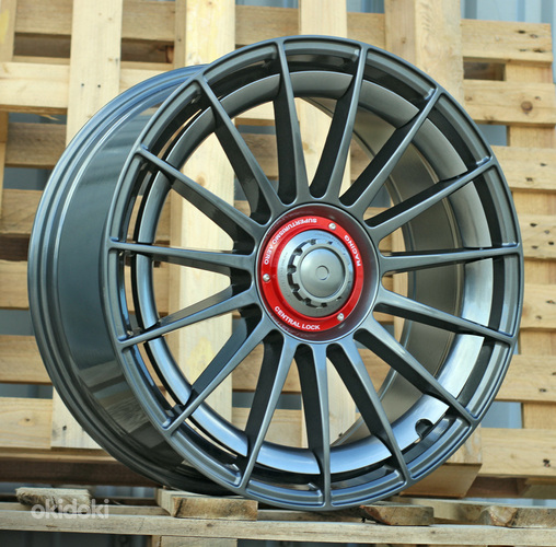 R19x8.5  5X112  ET  40  66.5  FBX298  Gun Metal (GM)  For RACIN  (Z7)  (HYBRID FORGED Style OZ)