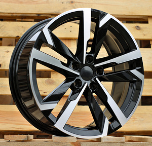 R18x7.5  5X112  ET  40  57.1  FBX254  Black Polished (MB)  For SKODA  (Z7+M)  (HYBRID FORGED) (1 foto / 1)