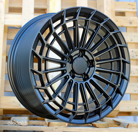 R21x11  5X112  ET  42  66.6  FBX162  (I0359)  Black Half Matt (BLHM)  For MER  (A+M)  (HYBRID FORGED Rear+Front)
