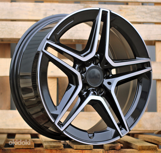 R19x8.5  5X112  ET  35  66.6  FBX142  Black Polished (MB)  For MER  (Z6+M)  (HYBRID FORGED Rear+Front)
