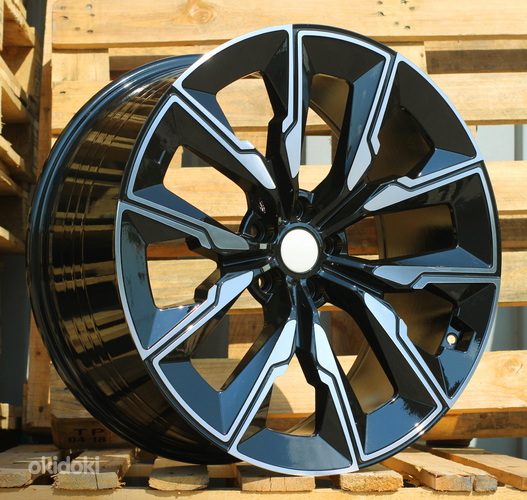 R21x10  5X112  ET  41  66.6  FBX144  Black Polished (MB)  For BMW  (Z5+A)  (HYBRID FORGED (Rear+Front))