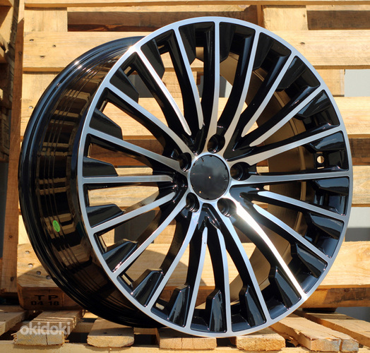 R19x9.5  5X112  ET  45  66.6  FBX132  Black Polished (MB)  For MER  (Z5)  (HYBRID FORGED Rear+Front)
