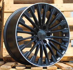 R18x8  5X112  ET  43  66.6  FBX132  Black Half Matt+Polished Lip (BLHMPL)  For MER  (Z5+K8)  (HYBRID FORGED) (1 foto / 1)