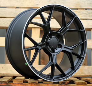 R19x9.5  5X112  ET  45  66.5  FBX120  Black+Polished Lip (BLPL)  For MER  (K3)  (HYBRID FORGED Front+Rear) (1 foto / 1)