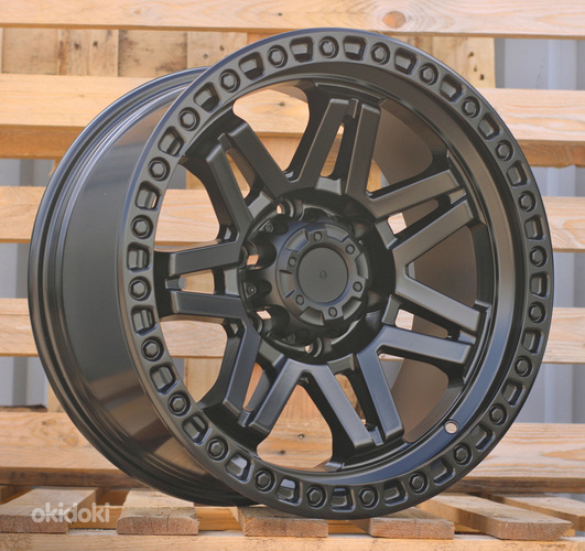 R17x9  6X139.7  ET  0  110.1  FBX053  Black Half Matt (BLHM)  For 4X4  (Z6)  (HYBRID FORGED)