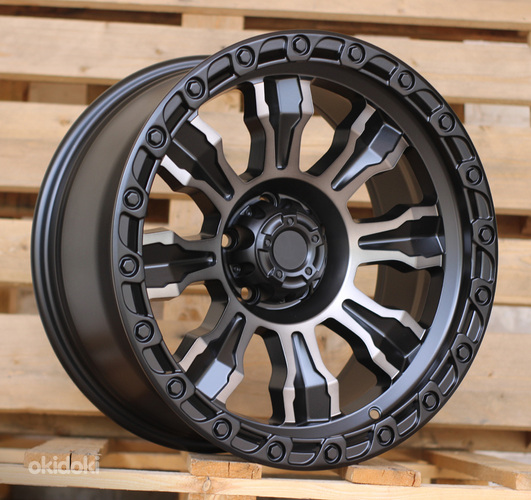 R18x9  6X139.7  ET  0  110.1  FBX087  Black Polished Matt (MBM)  For 4X4  (K7)  (HYBRID FORGED Bronze)