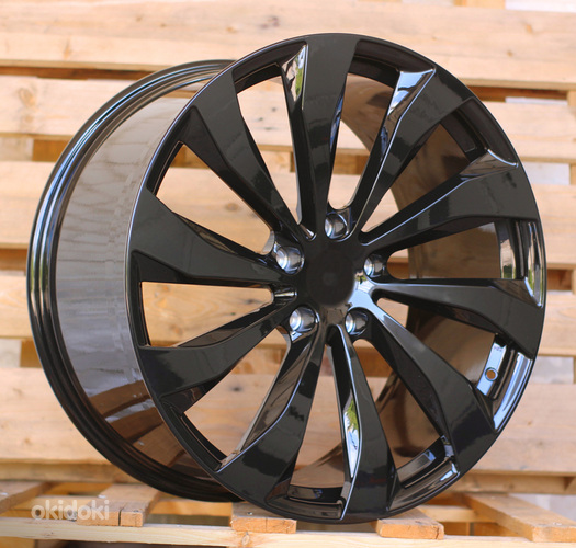R22x11  5X130  ET  60  71.6  FB0545  Black (BL)  For PORCH  (K7)  (FORGED (Rear+Front))