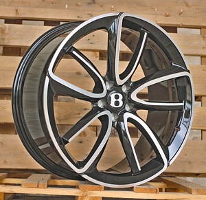 R21x9.5  5X112  ET  41  57.1  FB0493  Black Polished (MB)  For BENTL  (K7)  (FORGED) (1 foto / 1)