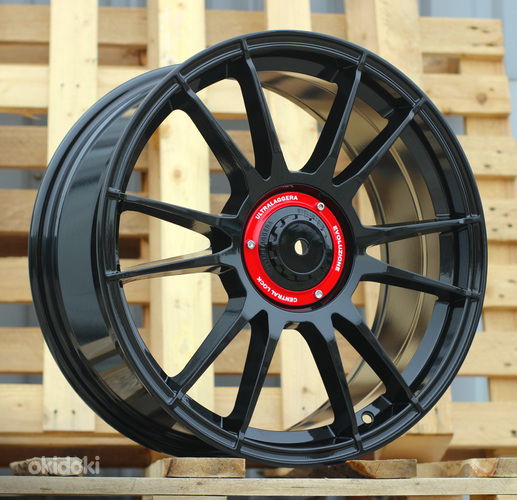R18x8  10X100/114.3  ET  38  73.1  F8713  Black (BL)  For RACIN  (K8)  (HYBRID FORGED OZ Style)