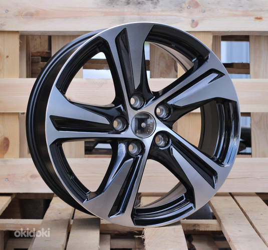 R17x7  5X114.3  ET  39  67.1  F5832  Black Polished (MB)  For TOYOT