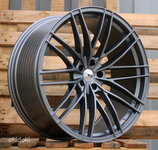 R22x10  5X112  ET  21  66.6  F1995  (BYF1995)  Gun Metal Half Matt (GMHM)  For AUD  (Z4+Z2)  (ABT Style HYBRID FORGED)