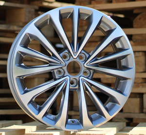 R16x6.5  5X100  ET  42  57.1  F1373  Grey Polished (MG)  For VW  (K7)  ((AKC 65 Eur)) (1 foto / 1)
