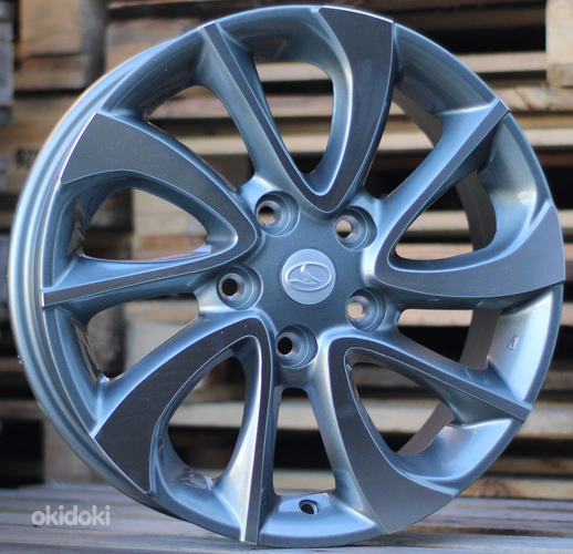R16x6  5X114.3  ET  41  67.1  F0233  Grey Polished (MG)  For KIA  (K7)  ((AKC 55 Eur))